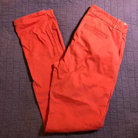 J. Crew Bennett Chino in deep orange/rust color - Picture 2 of 2